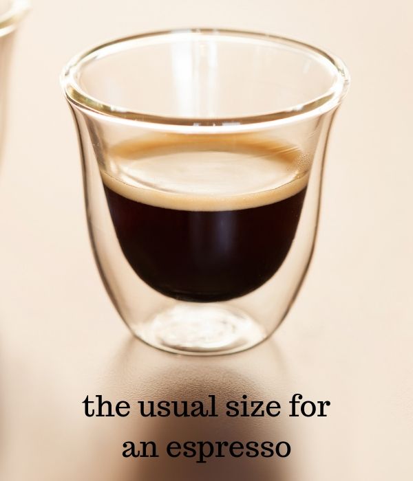 espresso size
