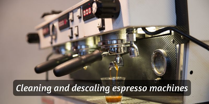 Decalcify espresso outlet machine