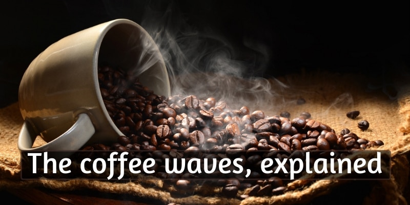 امواج قهوه